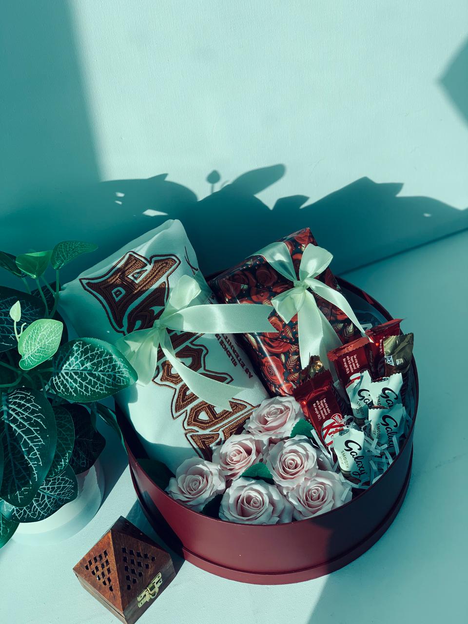 Premium T-Shirt & Perfume Gift Hamper Box – Luxury Gift for Him