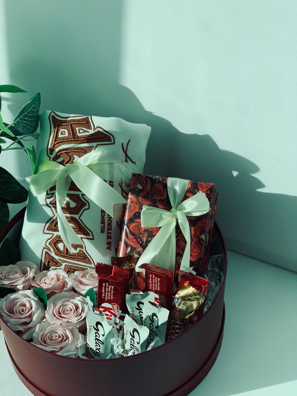 Premium T-Shirt & Perfume Gift Hamper Box – Luxury Gift for Him