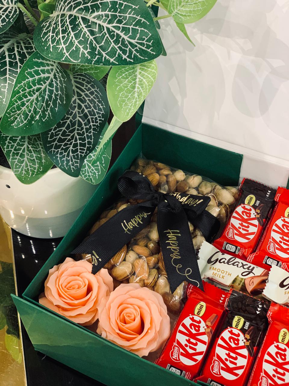 Chocolate & Nuts Gift Hamper Box – Premium Sweet Gift for Any Occasion