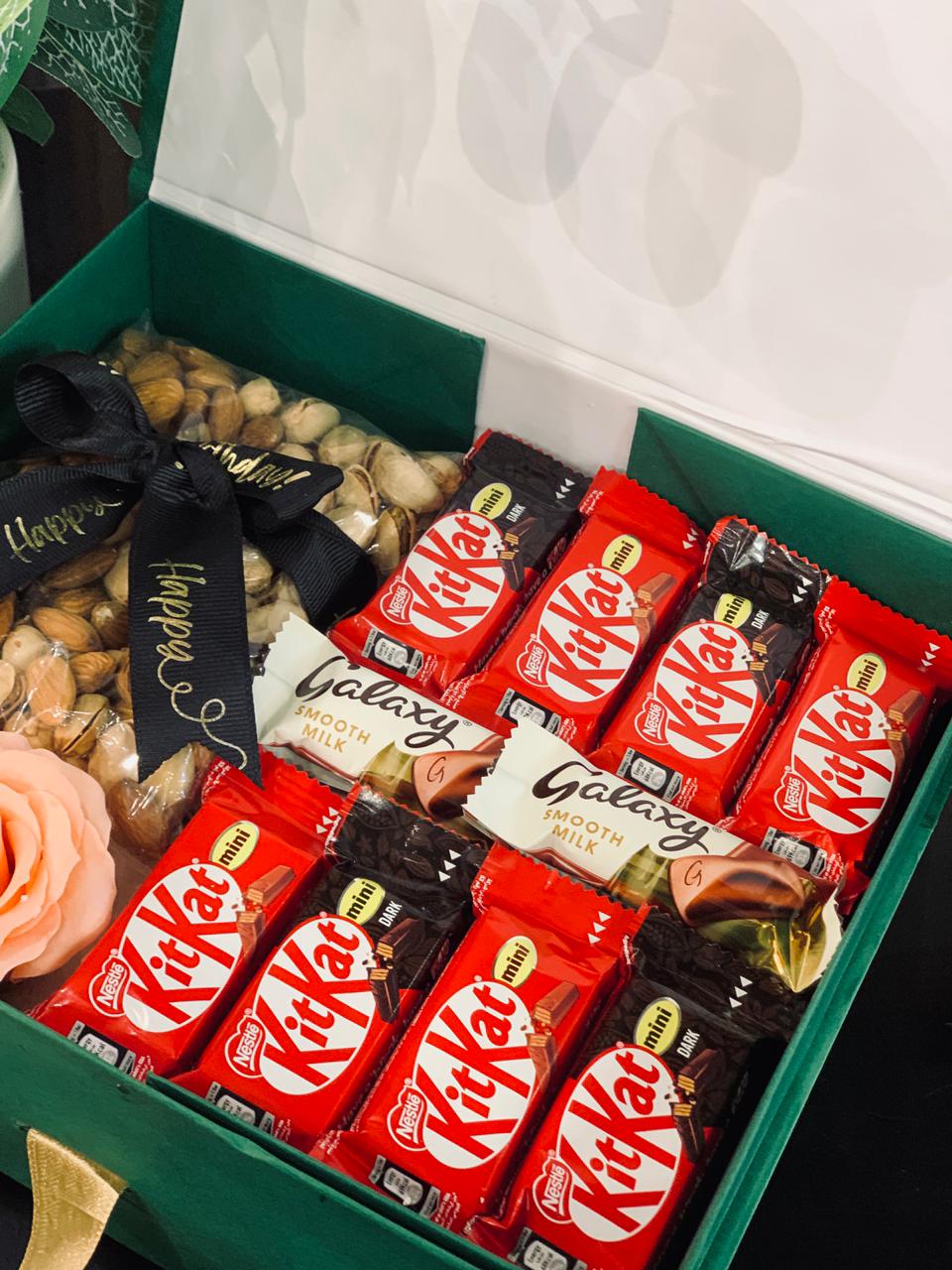 Chocolate & Nuts Gift Hamper Box – Premium Sweet Gift for Any Occasion