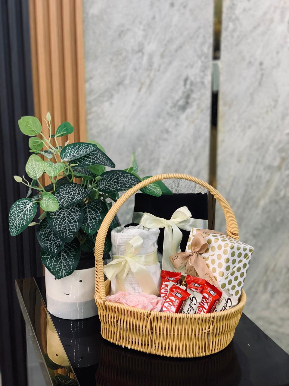 Luxury Shirt, T-Shirt & Perfume Gift Basket Hamper – Premium Gift for Him