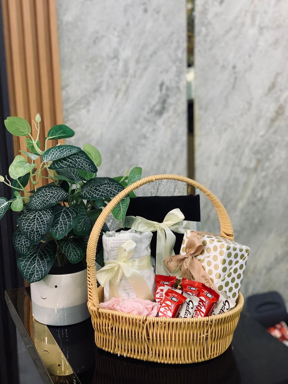 Luxury Shirt, T-Shirt & Perfume Gift Basket Hamper – Premium Gift for Him