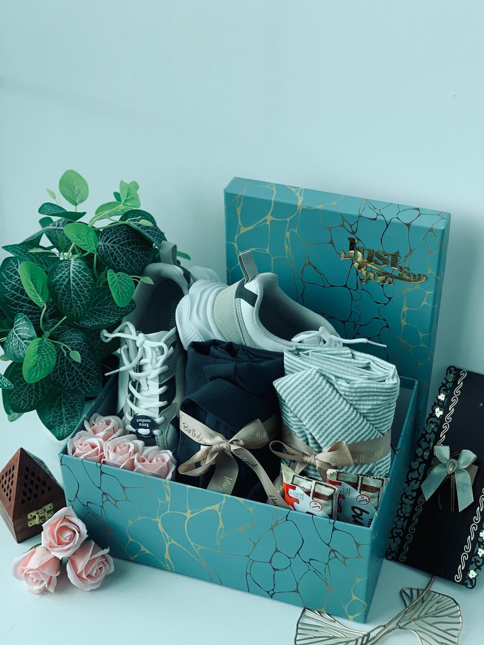Luxury Shoe & 2 Shirts Gift Hamper Box – Ultimate Birthday Gift for Him