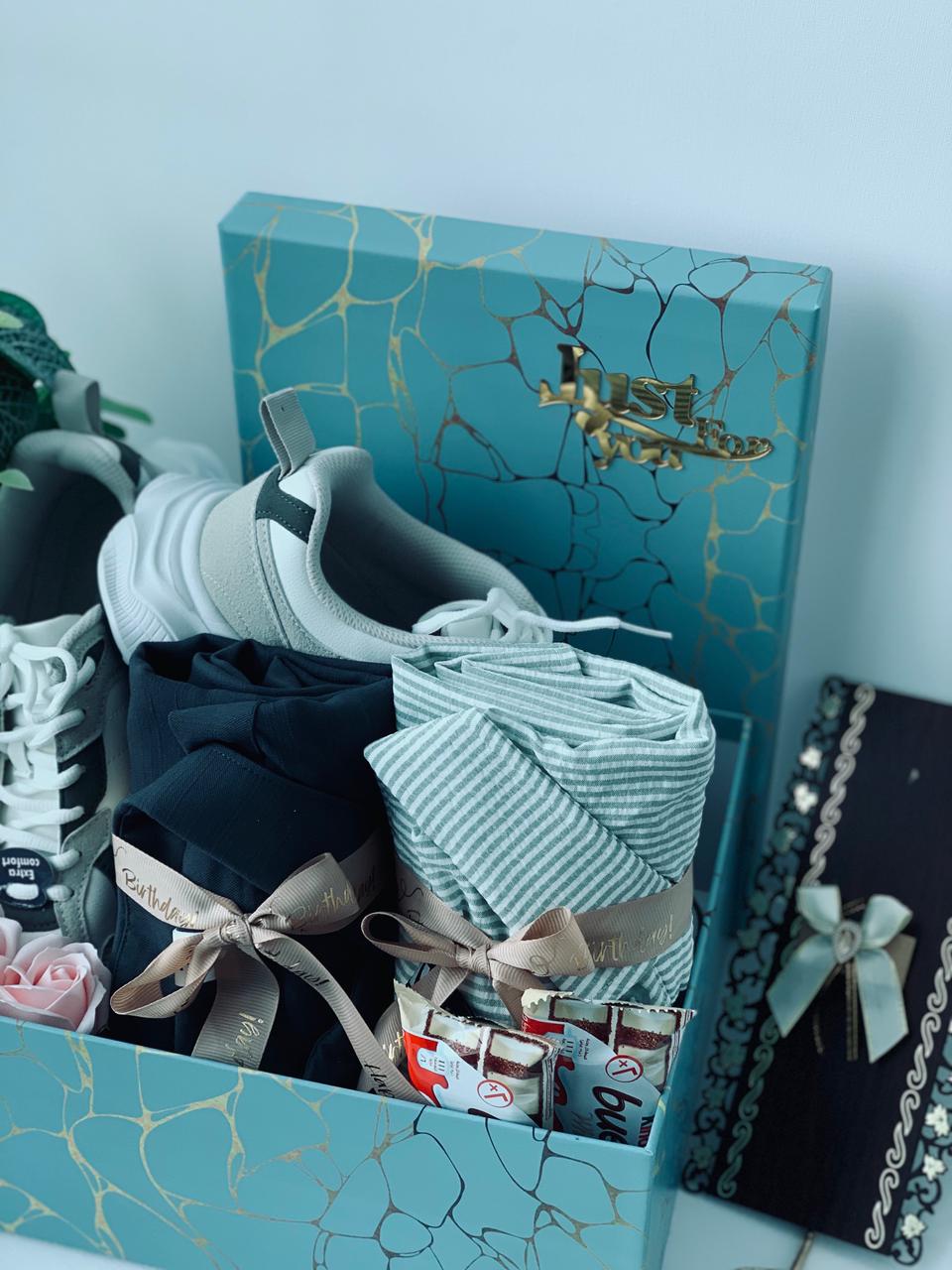 Luxury Shoe & 2 Shirts Gift Hamper Box – Ultimate Birthday Gift for Him