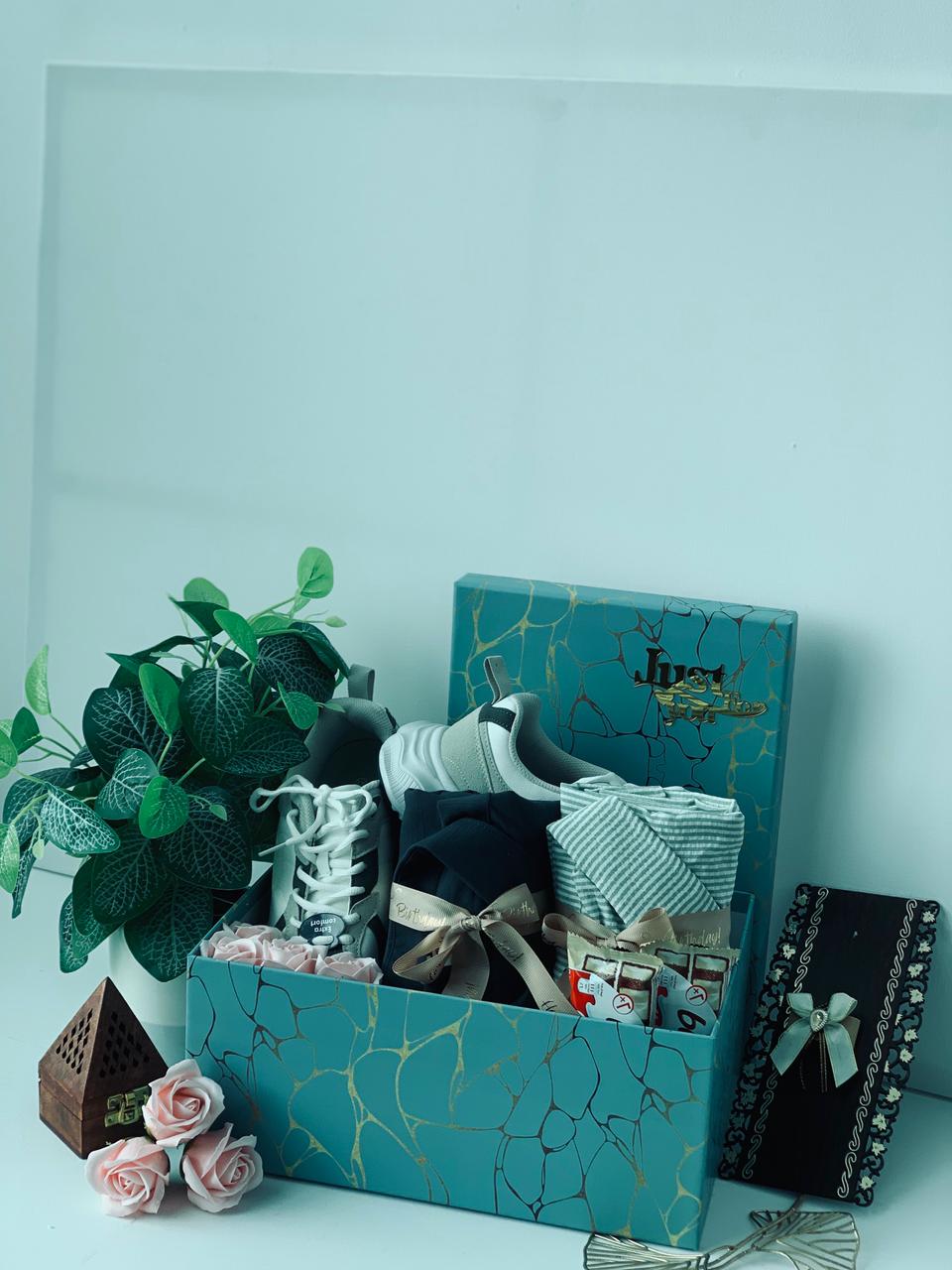 Luxury Shoe & 2 Shirts Gift Hamper Box – Ultimate Birthday Gift for Him