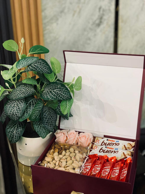 Chocolate & Nuts Gift Box – Sweet Festive Hamper for Any Occasion