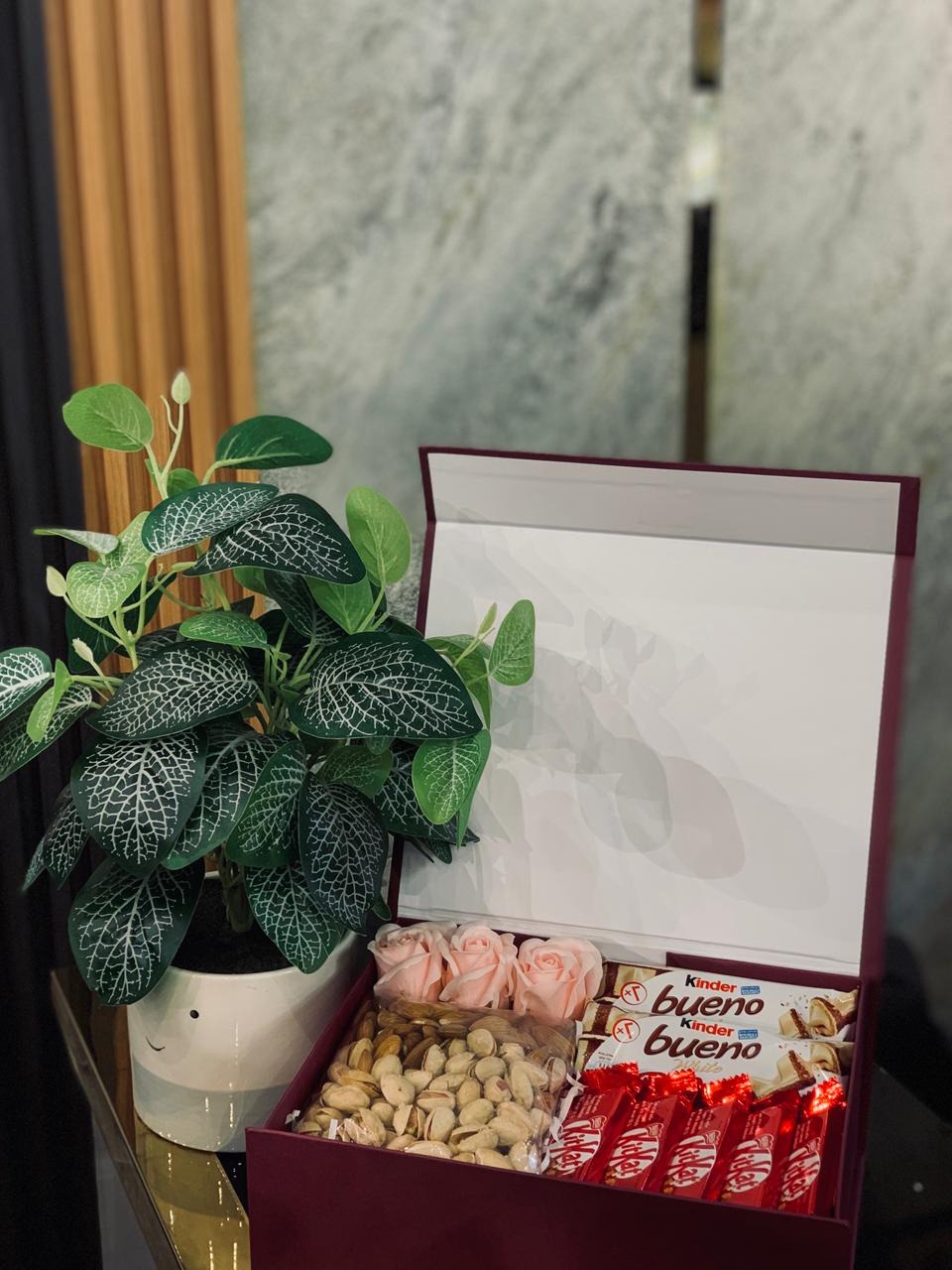 Chocolate & Nuts Gift Box – Sweet Festive Hamper for Any Occasion
