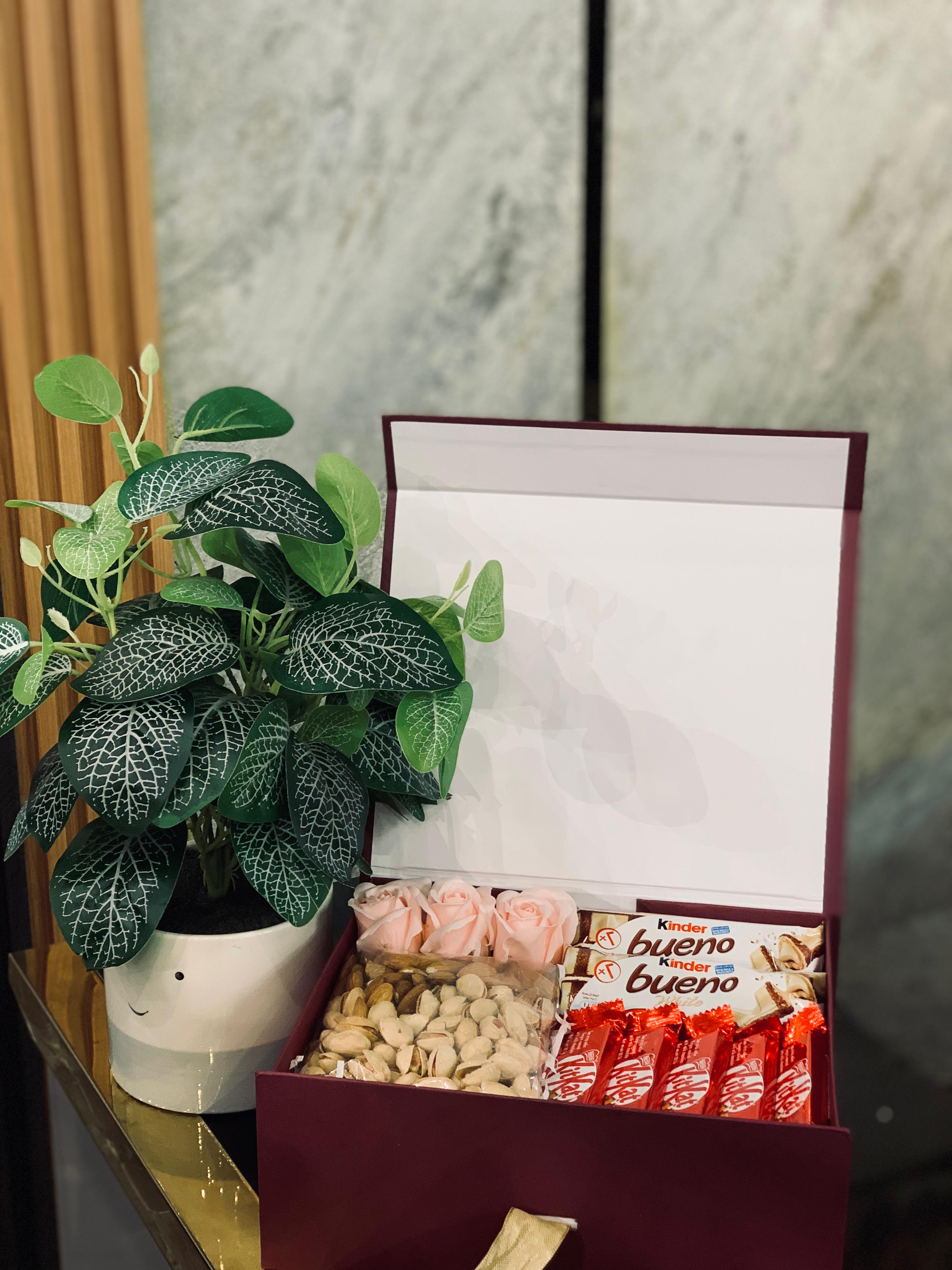 Chocolate & Nuts Gift Box – Sweet Festive Hamper for Any Occasion