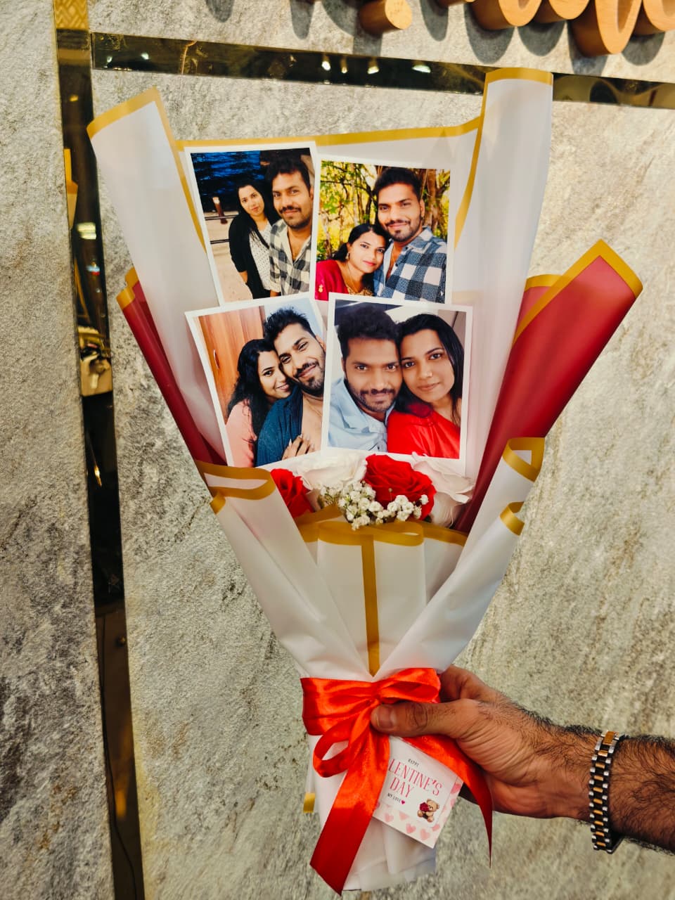 Personalised Photo Bouquet – Unique Romantic Memory Gift