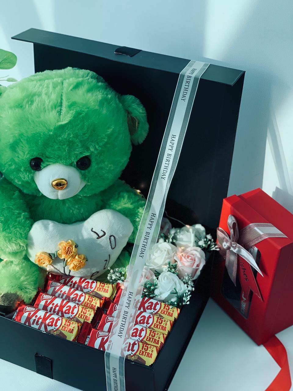 Teddy bear hamper