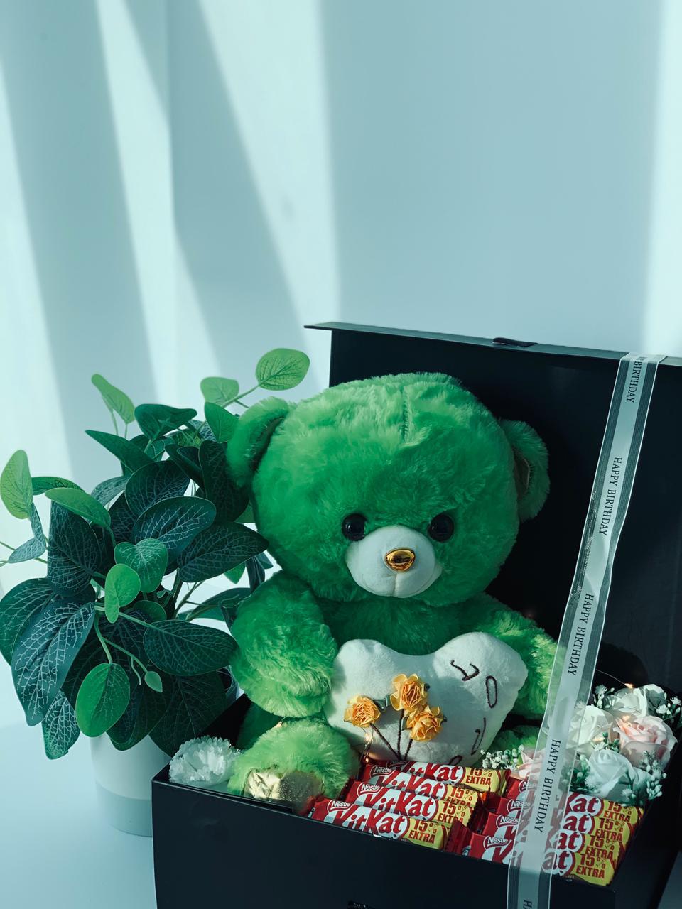 Teddy bear hamper
