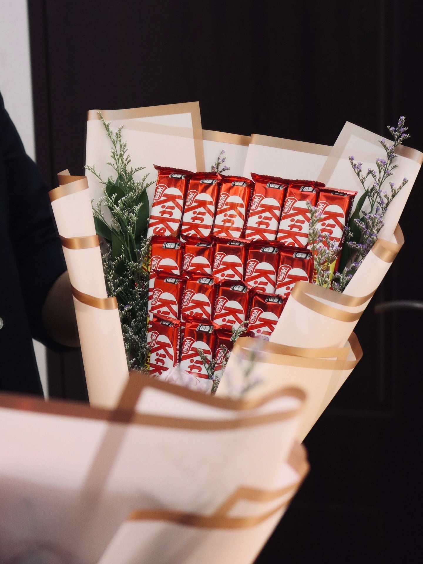 Chocolate Bouquet Gift | Ferrero Snickers KitKat Arrangement | Birthday Anniversary Gift